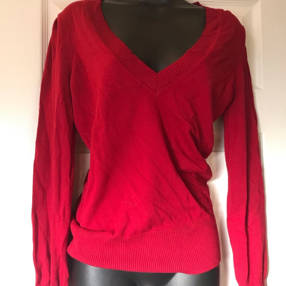 Express red sweater
